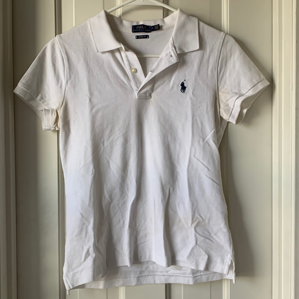 Polo by Ralph Lauren. Size M. Skinny fit. WILL IRON PRIOR TO SHIPPING.